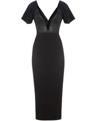The Gt Atelier - Leather Corset Dress - Lyst