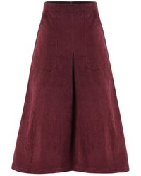Raishma - Milan Burgundy Skirt - Lyst
