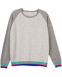 Cove - Carmen Cashmere Jumper With Neon Stripes - Lyst