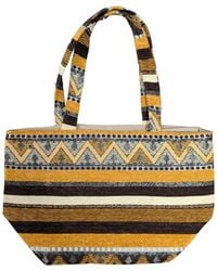 Berber Leather - The Nador Small Expandable Fabric Tote - Lyst
