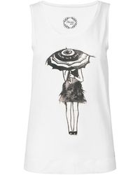 Conquista - Racer Back Print Top - Lyst