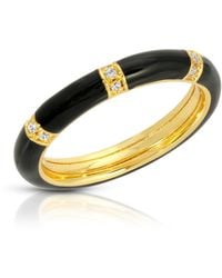 Leeada Jewelry - Lamill Enamel Stacking Ring - Lyst