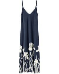 Aloha From Deer - Neutrals Midnight Iris Maxi Dress - Lyst
