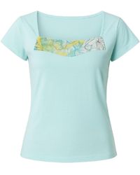 Conquista - Light Top With Artistic Printed Detail – Effortless Everyday Chic - Lyst