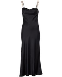 Zetaye - Avery Silk Chain Midi Dress - Lyst