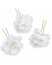 Yeva Sebastia - Chiffon Flower Hair Pin - Lyst