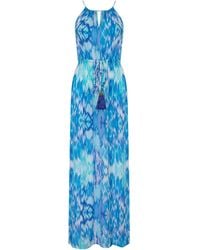 Sophia Alexia - Sea Dream Antigua Crinkle Maxi Dress - Lyst