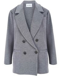 SALANIDA - Forza Knitted Merino Blazer Light - Lyst