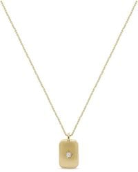 Clemence Wren - Gemstone Token Pendant Necklace - Lyst