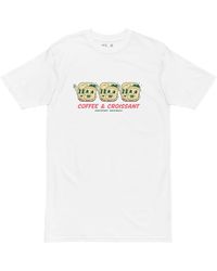 Anchor and Crew - Gustatory Originals Coffee & Croissant Heavy Cotton T-Shirt - Lyst