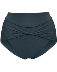 Serotone Swim - High Cut Twist Bottoms - Lyst