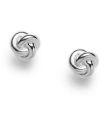 With Love Darling - Knot Stud Earring - Lyst
