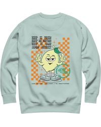 Anchor and Crew - Ice Lemon Fresh Dial-A-Local Organic Cotton Sweatshirt - Lyst