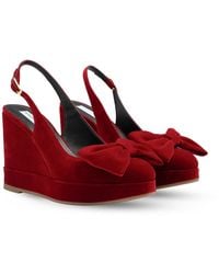 Rosamund Muir London - Toscana Velvet Wedges - Lyst