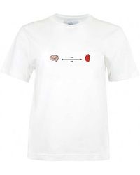 blonde gone rogue - Social Distance Graphic Print T-Shirt, Organic Cotton - Lyst