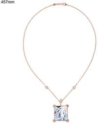 Artisan - Shell Cameo Diamond Frame Pendant Necklace - Lyst