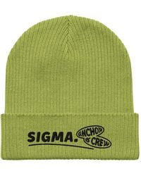 Anchor and Crew - Leaf Sigma Gen. Organic Cotton Embroidered Beanie - Lyst