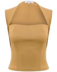 Maan Istanbul - Queen Anne Neckline Blouse - Lyst