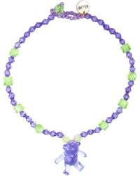 Tillie Beads - Bear Bling Bead Pendant Necklace - Lyst