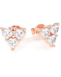Rejected Hearts Club - Story Of Three Hearts Lab Grown Diamond Heart Stud Earrings - Lyst