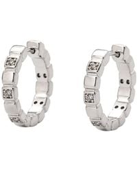 Uchi and Soto - Shikaku Stone Huggie Hoop Earrings - Lyst