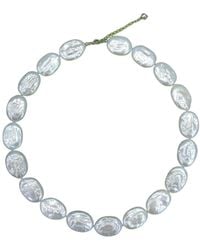 London Atelier Byproduct - Freshwater Irregular Square Pearl Necklace - Lyst