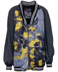 ARTISTA - Diana V-Neck Zipped Long Bomber Jacket - Lyst