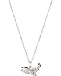 Posh Totty Designs - Sterling Silver Mummy & Baby Whale Charm Necklace - Lyst