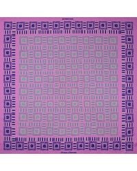 Otway & Orford - 'City Squares' Geometric Silk Pocket Square - Lyst