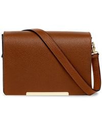 Apatchy London - The Newbury Tan Leather Crossbody Bag - Lyst