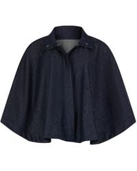 Clothes by Locker Room - Denim Cape Jacket - Lyst