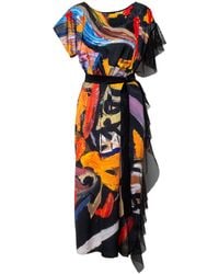 ARTISTA - Revolution Printed Maxi Dress - Lyst