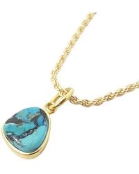Harfi - Statement Vermeil Plated December Birthstone Crystal Rope Necklace - Lyst