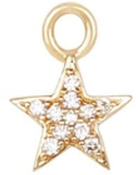 Zohreh - Diamond Star Earring Charm 9K - Lyst
