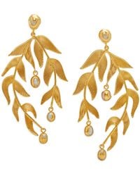 Dhwani Bansal - Sooki Chandelier Earrings With Baroque Pearls - Lyst