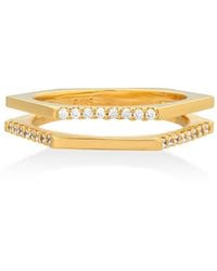 Shabella Nyc - Dual Rectangular Ring - Lyst