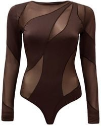 OW Collection - Spiral Long Sleeve Bodysuit - Lyst