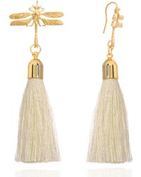 C.J.M - Dragonfly Earrings - Lyst