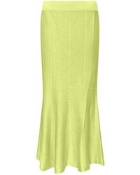 Perlavera - Pony Apple Knitted Elastic Waist Band Skirt - Lyst