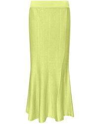 Perlavera - Pony Apple Knitted Elastic Waist Band Skirt - Lyst