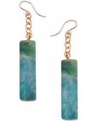 Heather Hawkins Jewelry - Mountain Jade Bar Gemstone Drop Earrings - Lyst