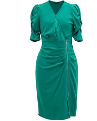 Smart and Joy - Jersey Dress With Zip Side - Lyst