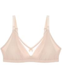 Journelle - Neutrals Victoire Maternity Wireless Bra Blush - Lyst