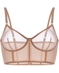 Zhilyova - Neutrals Unnamed Corset Bra - Lyst