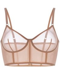 Zhilyova - Neutrals Unnamed Corset Bra - Lyst