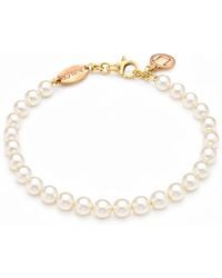 Unaloe - Vermeil Natural Pearl Strand Bracelet For – Elegant Timeless Jewelry - Lyst
