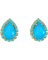 The Pink Reef - Pear Stud - Lyst