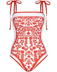 Jessie Zhao New York - Crossing Reversible One-Piece Swimsuit - Lyst