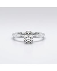 Artisan - 14K Oval Lab-Grown Diamond Solitaire Ring - Lyst