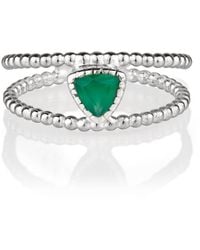 Charlotte's Web Jewellery - Trillion Rawa Stacking Ring - Lyst
